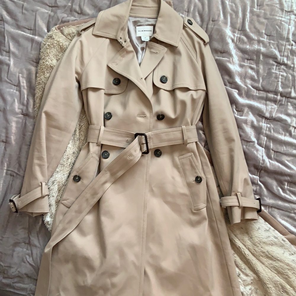 Club Monaco Tan Trench Coat
